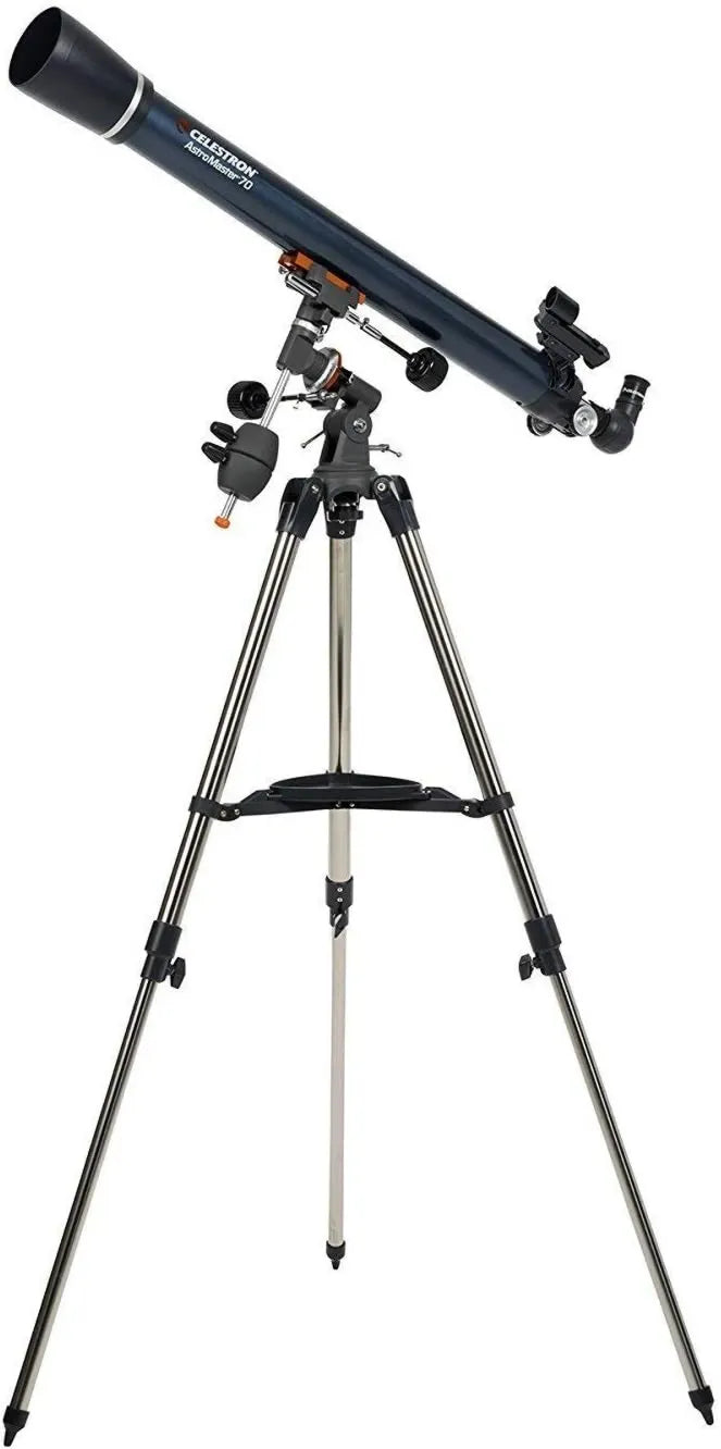 Celestron AstroMaster 70EQ Astronomisches Refraktor-Teleskop, Linsenteleskop für Himmelsbeobachtung für Mond, Planeten und terrestrische Beobachtung