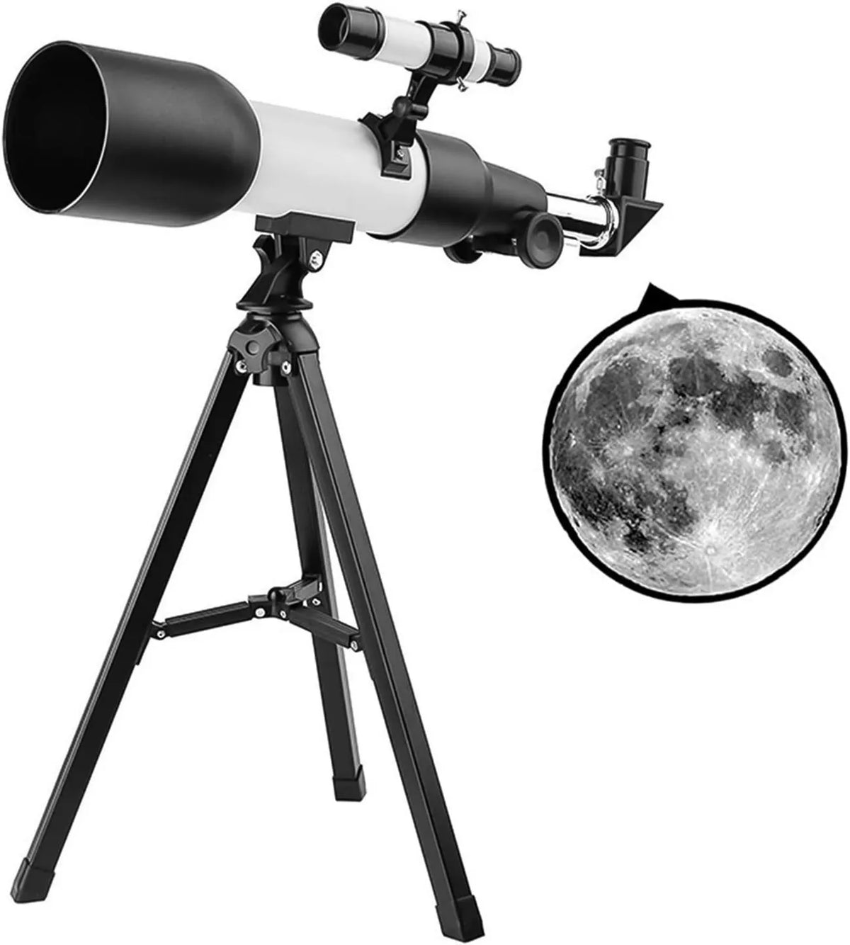 Spektiv mit Zoom für Vogelbeobachtung, Natur und Zielbeobachtung, Beobachtungsfernrohr, 360x60, 60 mm