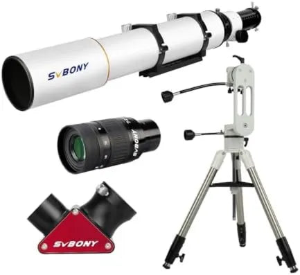 Astronomisches Refraktor-Teleskop SVBONY SV503, Linsenteleskop für Himmelsbeobachtung, SV135, SV225, 21mm, mit Stativ, mit Montierung