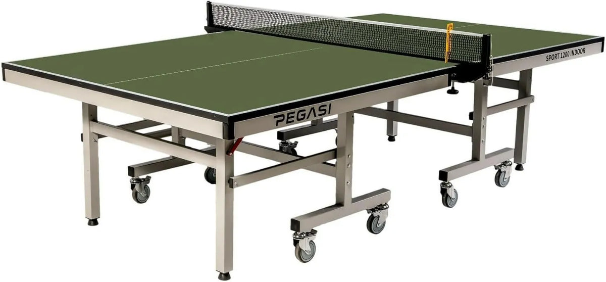 Tischtennisplatte, klappbare Konstruktion, für den Innenbereich, mit Netz; Tischtennistisch für Training und Freizeitspiel