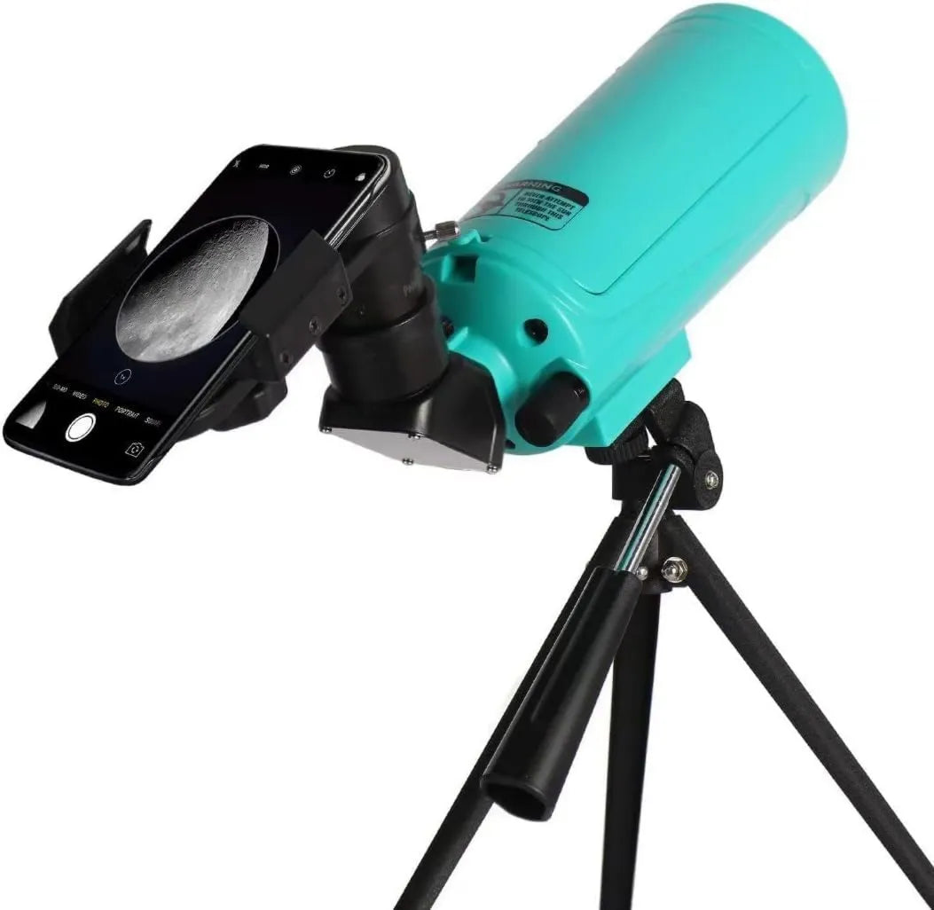 Maksutov-Teleskop für Beobachtung von Mond, Planeten und Natur, kompaktes Katadioptrik-Teleskop, 750x60, 60 mm