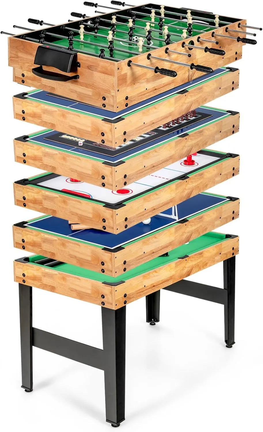 Multifunktionaler Spieltisch, Mehrfach-Spieltisch, für Spielzimmer und Familienfreizeit