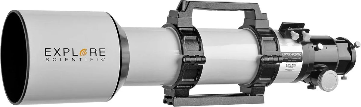 Explore Scientific FCD100 Astronomisches Refraktor-Teleskop, 714 mm Brennweite, 102 mm