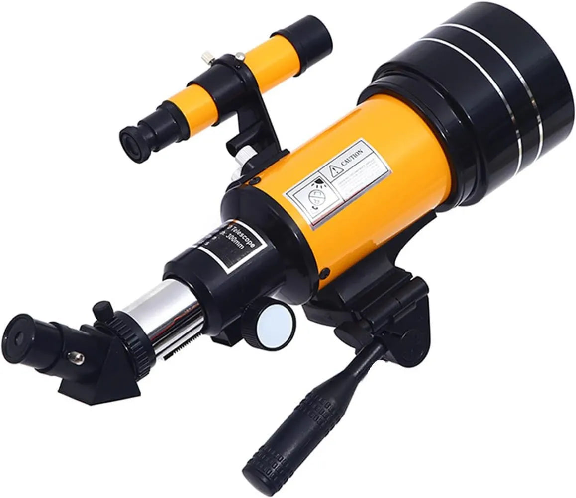 Astronomisches Refraktor-Teleskop, 70mm, Linsenteleskop für Himmelsbeobachtung für Mond, Planeten und terrestrische Beobachtung