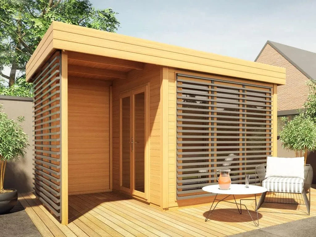Gerätehaus Ivar – aus Holz, für Gartengeräte, Werkzeug und Außenlagerung