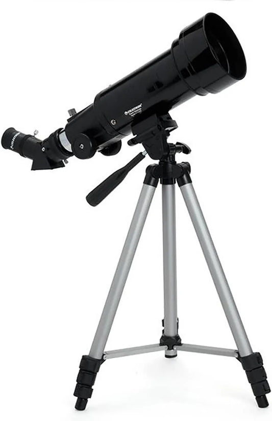 Astronomisches Refraktor-Teleskop für Mond, Planeten und terrestrische Beobachtung, Linsenteleskop für Himmelsbeobachtung, 400 mm Brennweite, 70 mm