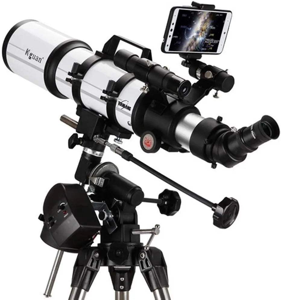 Astronomisches Refraktor-Teleskop für Mond, Planeten und terrestrische Beobachtung, Linsenteleskop für Himmelsbeobachtung, 500 mm Brennweite