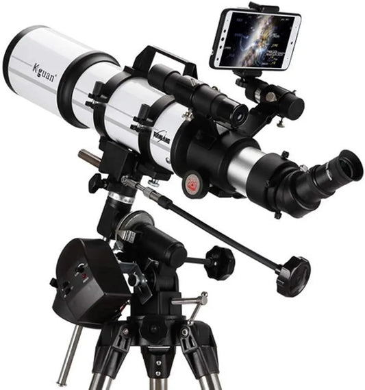 Astronomisches Refraktor-Teleskop für Mond, Planeten und terrestrische Beobachtung, Linsenteleskop für Himmelsbeobachtung, 500 mm Brennweite