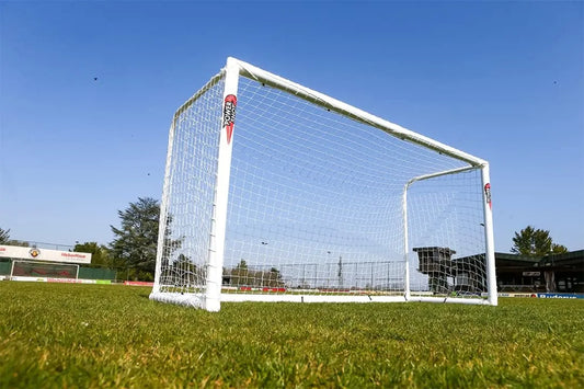 POWERSHOT Fußballtor mit Netz, Trainingstor, für Garten, Verein und Schusstraining