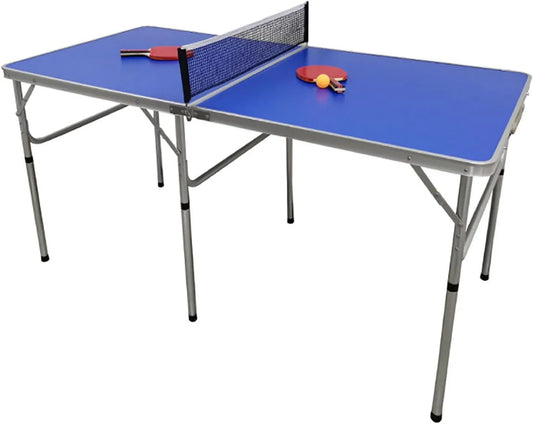 Tischtennisplatte für Training und Freizeitspiel, klappbare Konstruktion, leicht transportierbar, für innen und außen, 76 cm, Tischtennistisch