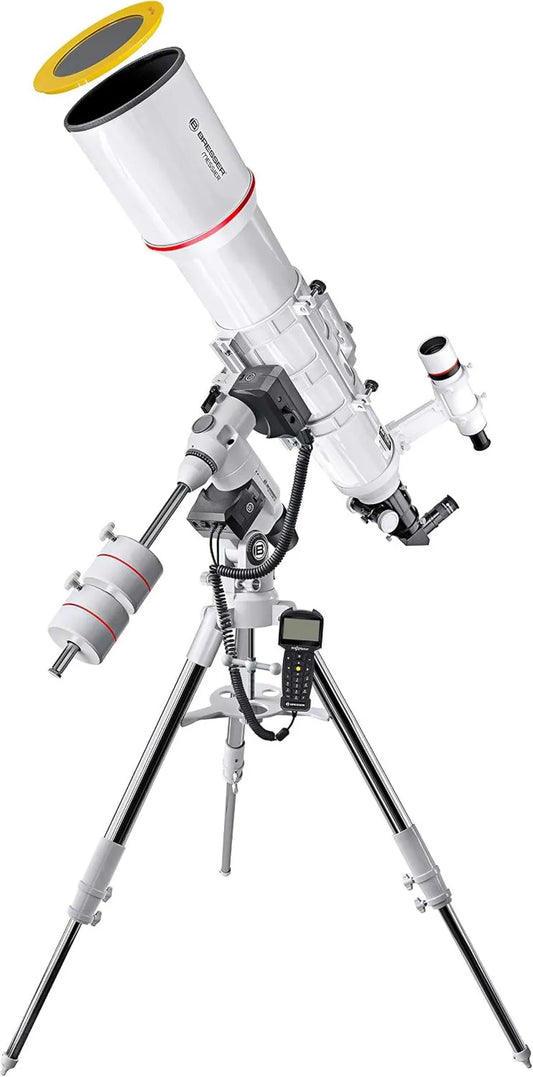 BRESSER Messier AR-152S/760 Astronomisches Refraktor-Teleskop, Linsenteleskop für Himmelsbeobachtung, mit GoTo-Steuerung, mit Montierung