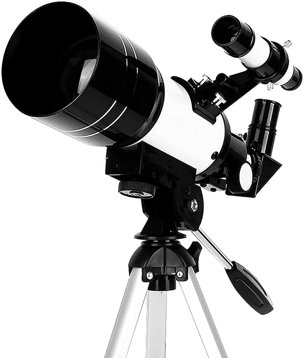 Astronomisches Refraktor-Teleskop, mit Stativ, Linsenteleskop für Himmelsbeobachtung, für mobile Beobachtung