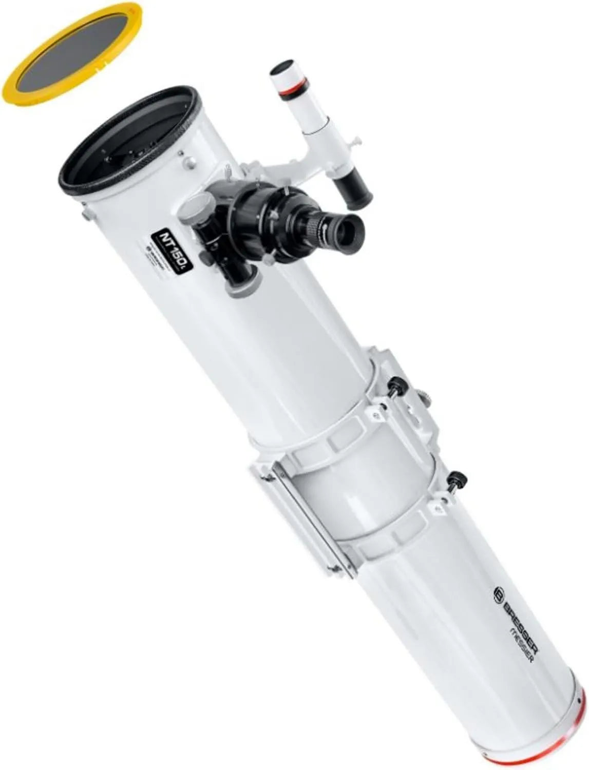 BRESSER Messier NT-150L/1200 Astronomisches Reflektor-Teleskop, Newton-Spiegelteleskop für Beobachtung von Mond, Planeten und Deep Sky