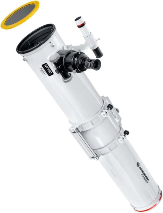 BRESSER Messier NT-150L/1200 Astronomisches Reflektor-Teleskop, Newton-Spiegelteleskop für Beobachtung von Mond, Planeten und Deep Sky