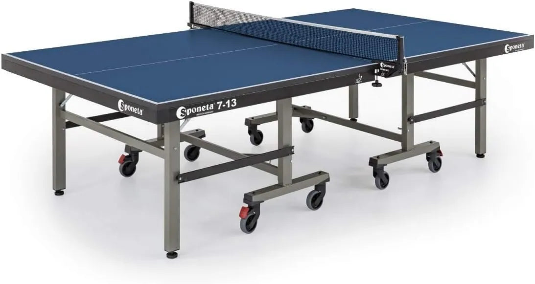 Sponeta Indoor nicht wetterfest S 7-13 blau Tischtennisplatte für Training und Freizeitspiel, wetterfest, für den Innenbereich, blau, Tischtennistisch