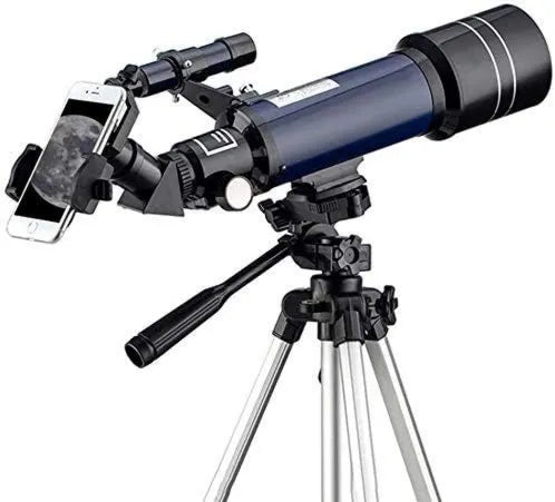 Astronomisches Refraktor-Teleskop, mit Stativ, mit Transporttasche, Linsenteleskop für Himmelsbeobachtung