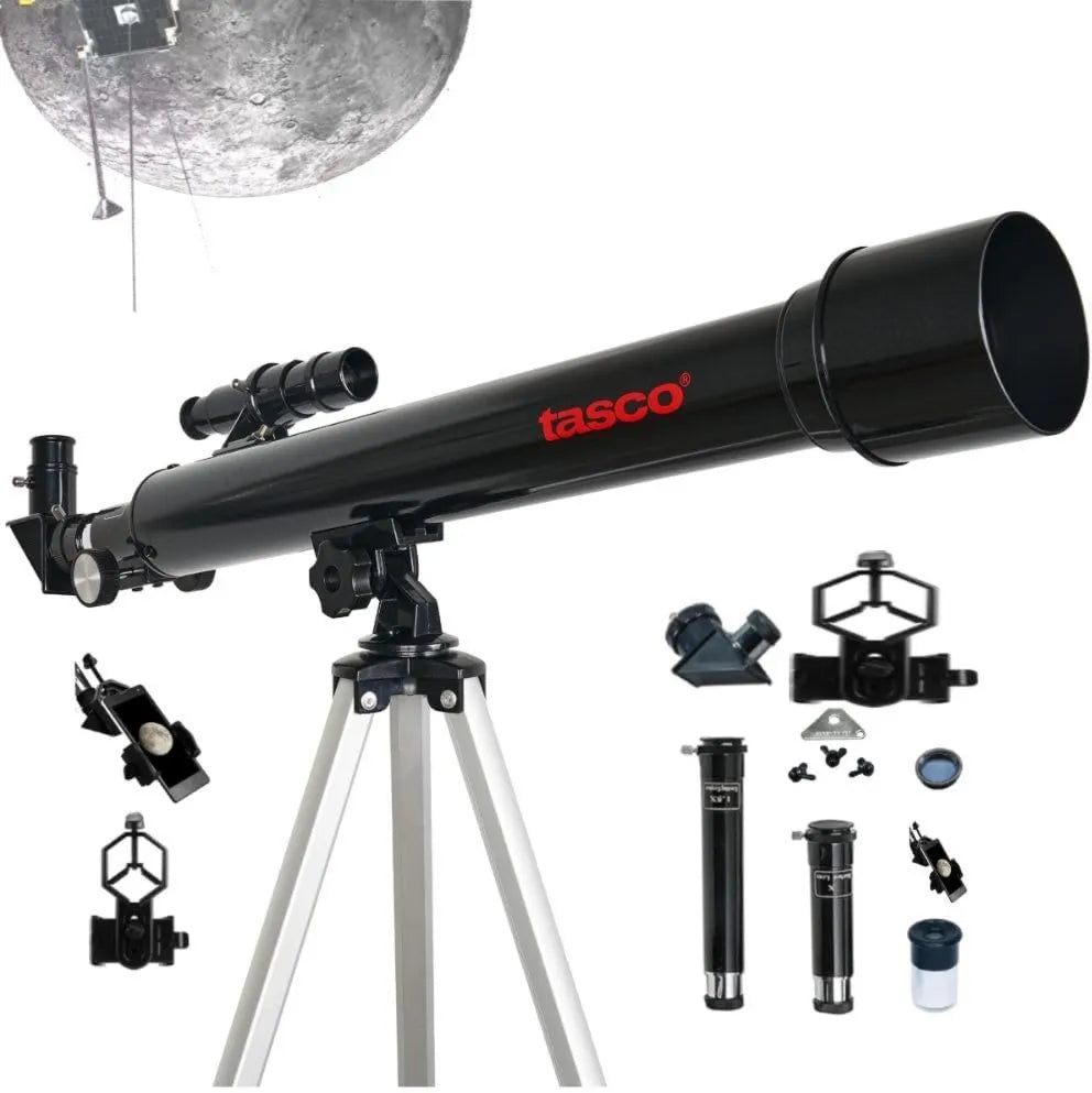 Astronomisches Teleskop für Beobachtung von Mond, Sternen und Natur, Beobachtungsfernrohr für Einsteiger und Erwachsene, 600x50
