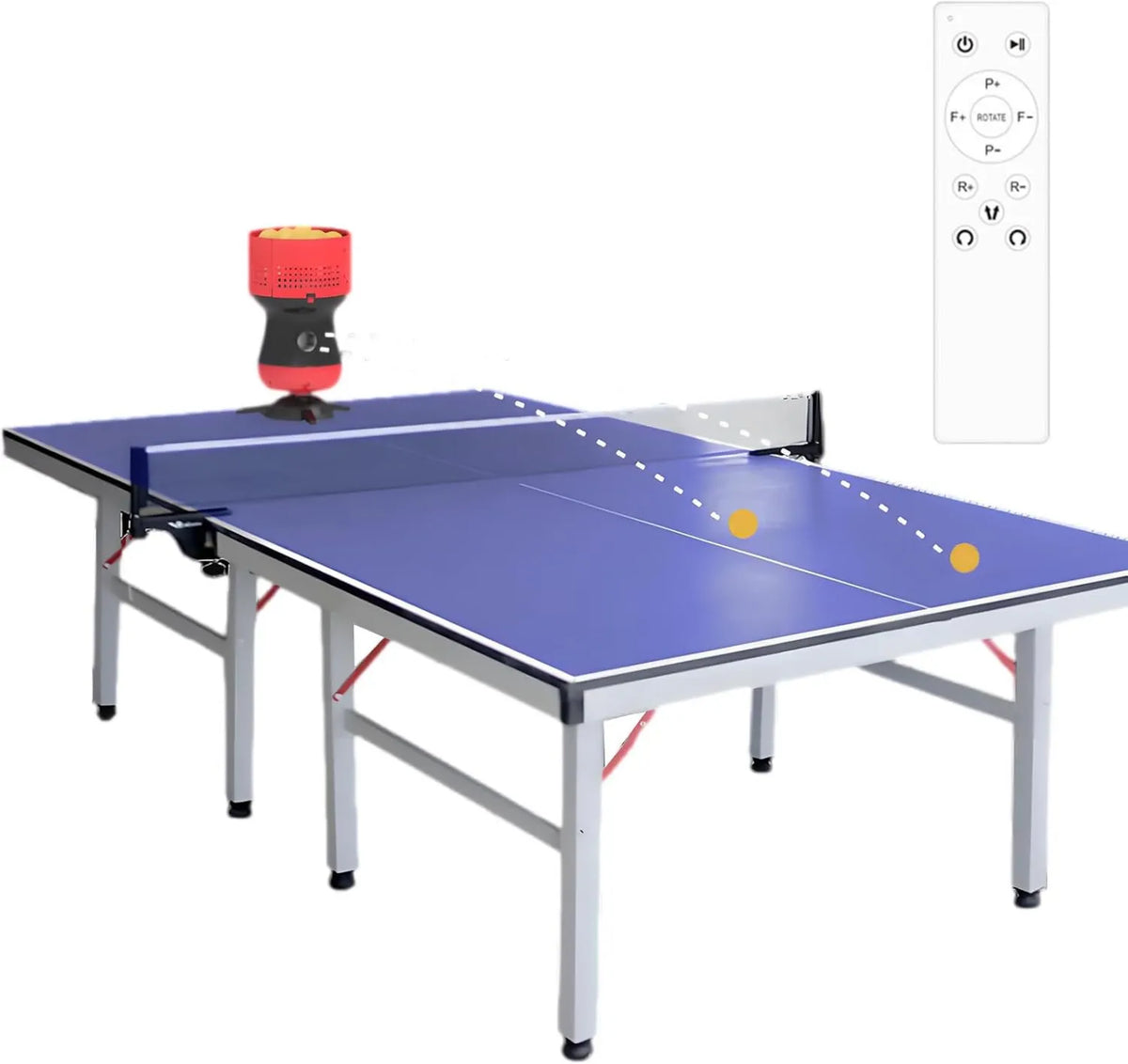 Tischtennisroboter, Pingpong-Trainingsmaschine, für Aufschlag- und Schlagtraining