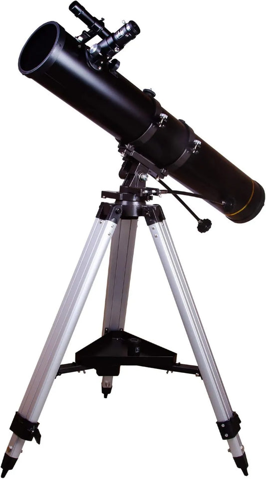 Levenhuk 110S Astronomisches Reflektor-Teleskop, Newton-Spiegelteleskop, 114 mm, für Beobachtung von Mond, Planeten und Deep Sky