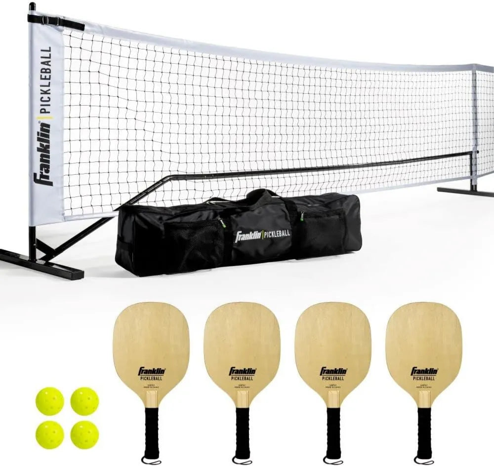Franklin Sports Pickleball-Netz, mobiles Netzsystem, für Garten, Court und Training