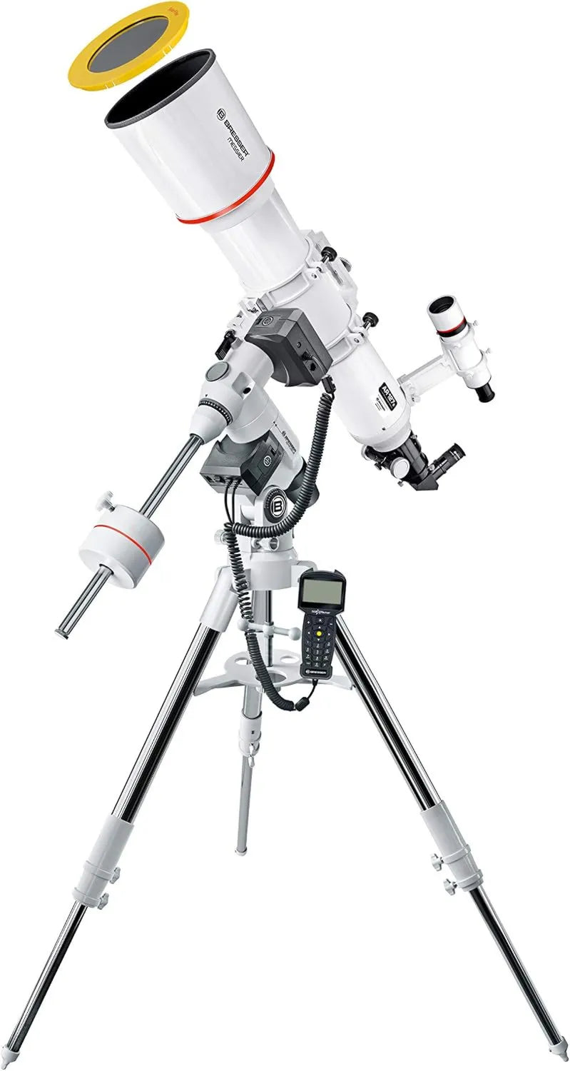 BRESSER Messier AR-127S/635 Astronomisches Refraktor-Teleskop, Linsenteleskop für Himmelsbeobachtung, mit GoTo-Steuerung, mit Montierung