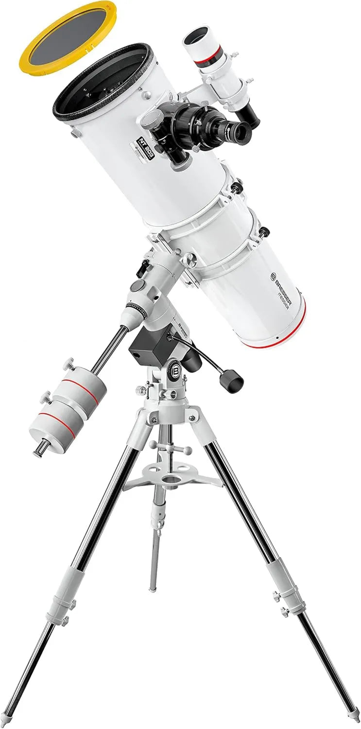 BRESSER Messier NT-203/1000 Astronomisches Reflektor-Teleskop für Beobachtung von Mond, Planeten und Deep Sky, Newton-Spiegelteleskop