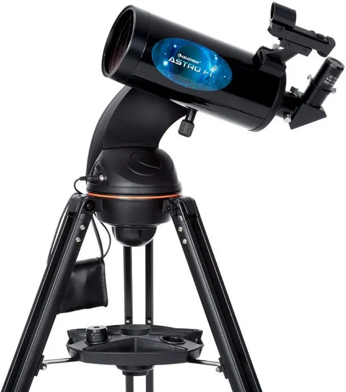 Celestron 22202 Astro-Fi 102 WiFi Wireless Astronomisches Reflektor-Teleskop, Newton-Spiegelteleskop für Beobachtung von Mond, Planeten und Deep Sky