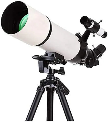 Astronomisches Teleskop, 5x24, 80 mm, mit Stativ, für mobile Beobachtung