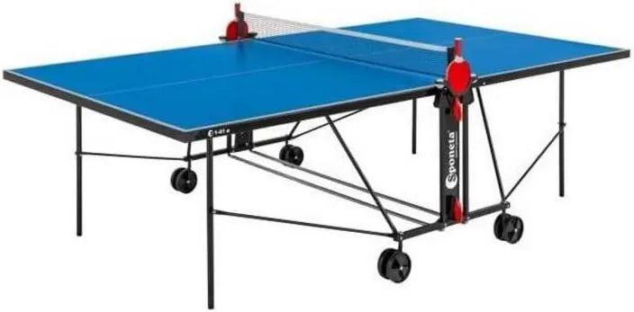 Sponeta Tischtennisplatte, schwarz, blau; Tischtennistisch für Training und Freizeitspiel