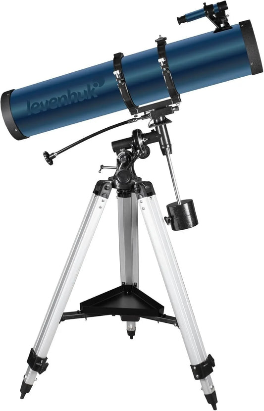 Astronomisches Reflektor-Teleskop Levenhuk, Newton-Spiegelteleskop, 130/900, für Beobachtung von Mond, Planeten und Deep Sky