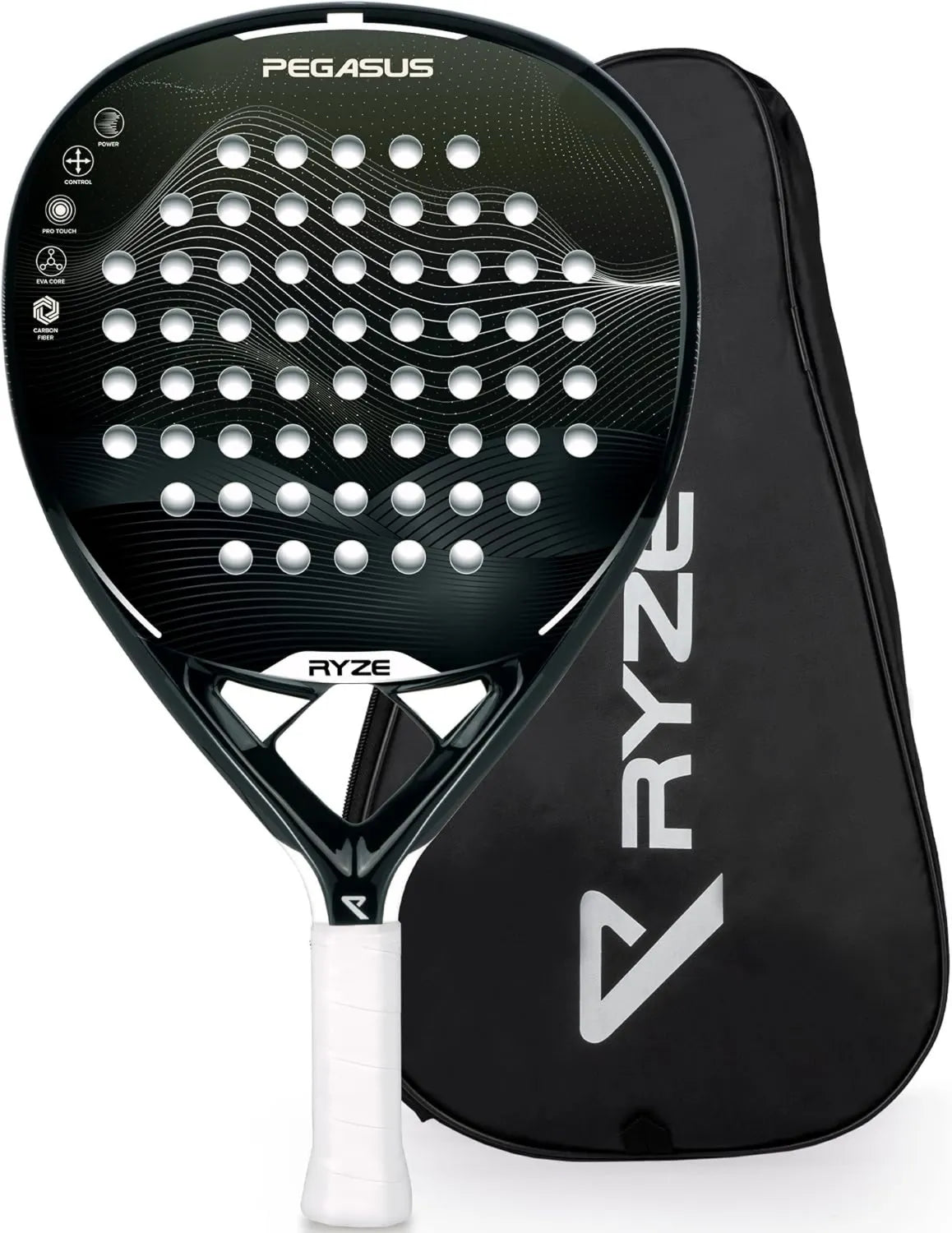 Padelschläger, aus Carbon, 360g; Padel-Racket für Training und Match