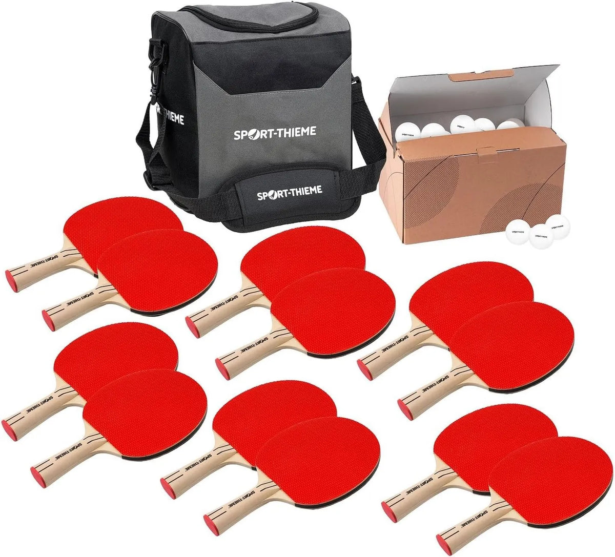 Tennis-Set, Tennisschläger mit Zubehör, für Training und Freizeitspiel, Sport-Thieme
