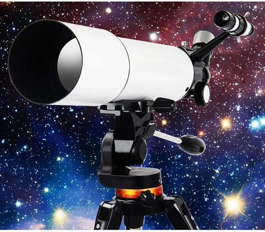 Astronomisches Refraktor-Teleskop, 500/80, mit Stativ, Linsenteleskop für Himmelsbeobachtung für Mond, Planeten und terrestrische Beobachtung