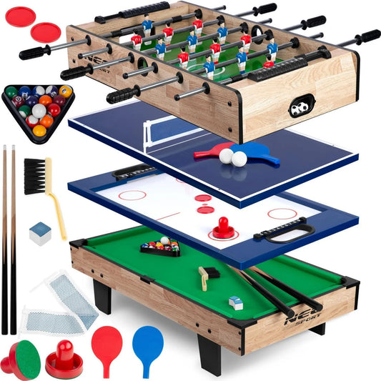 Multifunktionaler Spieltisch, Mehrfach-Spieltisch, 32 cm, für Spielzimmer und Familienfreizeit