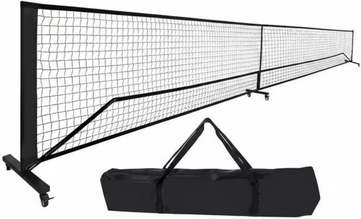 Pickleball-Netz, mobiles Netzsystem, klappbare Konstruktion, mit Transporttasche, für Garten, Court und Training