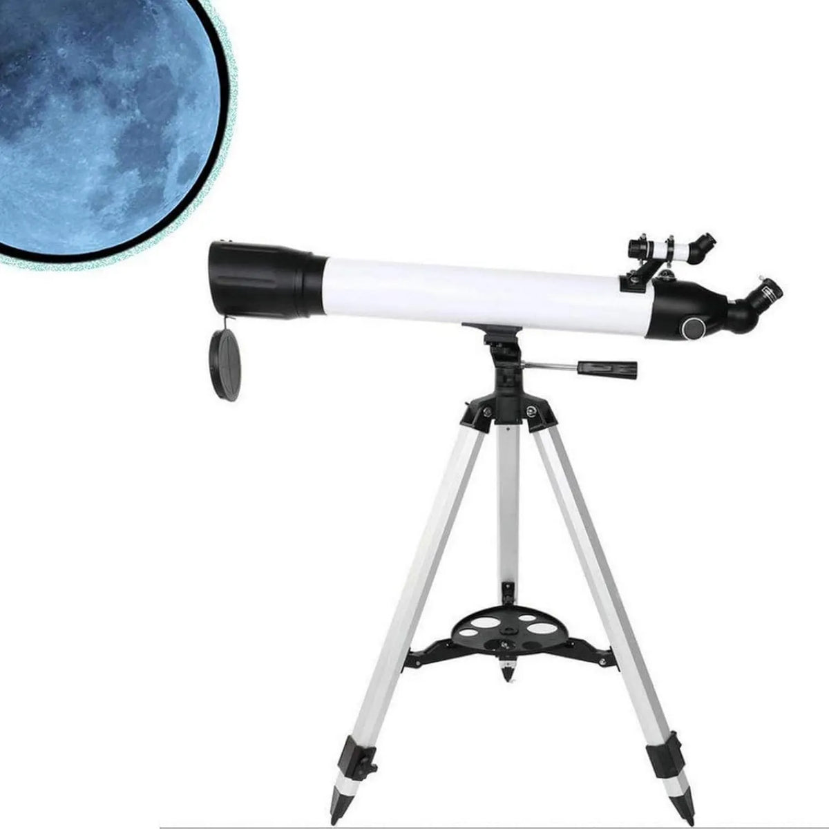 Astronomisches Refraktor-Teleskop, 700 mm Brennweite, 60 mm, Linsenteleskop für Himmelsbeobachtung für Mond, Planeten und terrestrische Beobachtung