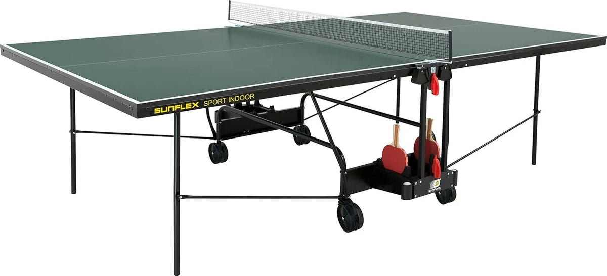 Tischtennisplatte, Tischtennistisch, für den Innenbereich, grün, für Training und Freizeitspiel