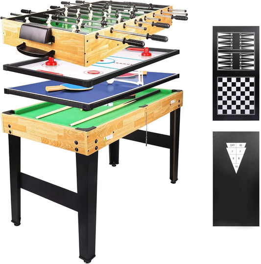Multifunktionaler Spieltisch, Mehrfach-Spieltisch, für Spielzimmer und Familienfreizeit