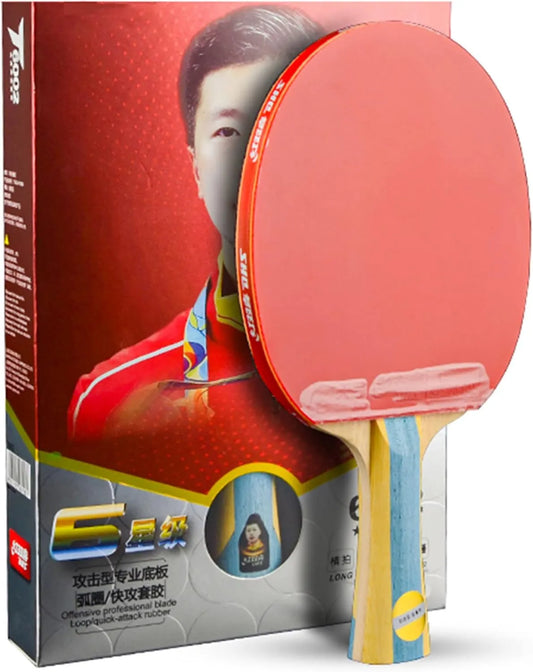 Tischtennisschläger, Pingpong-Schläger, 2 Schläger, für Training und Wettkampfspiel