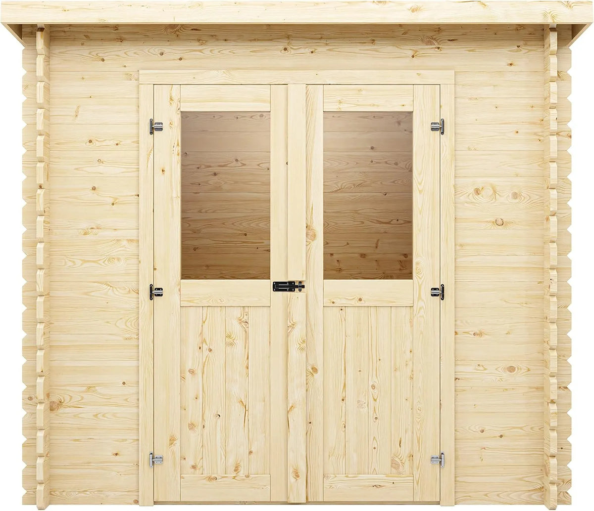 Gerätehaus Mini 1 B, aus Holz, für Gartengeräte, Werkzeug und Außenlagerung