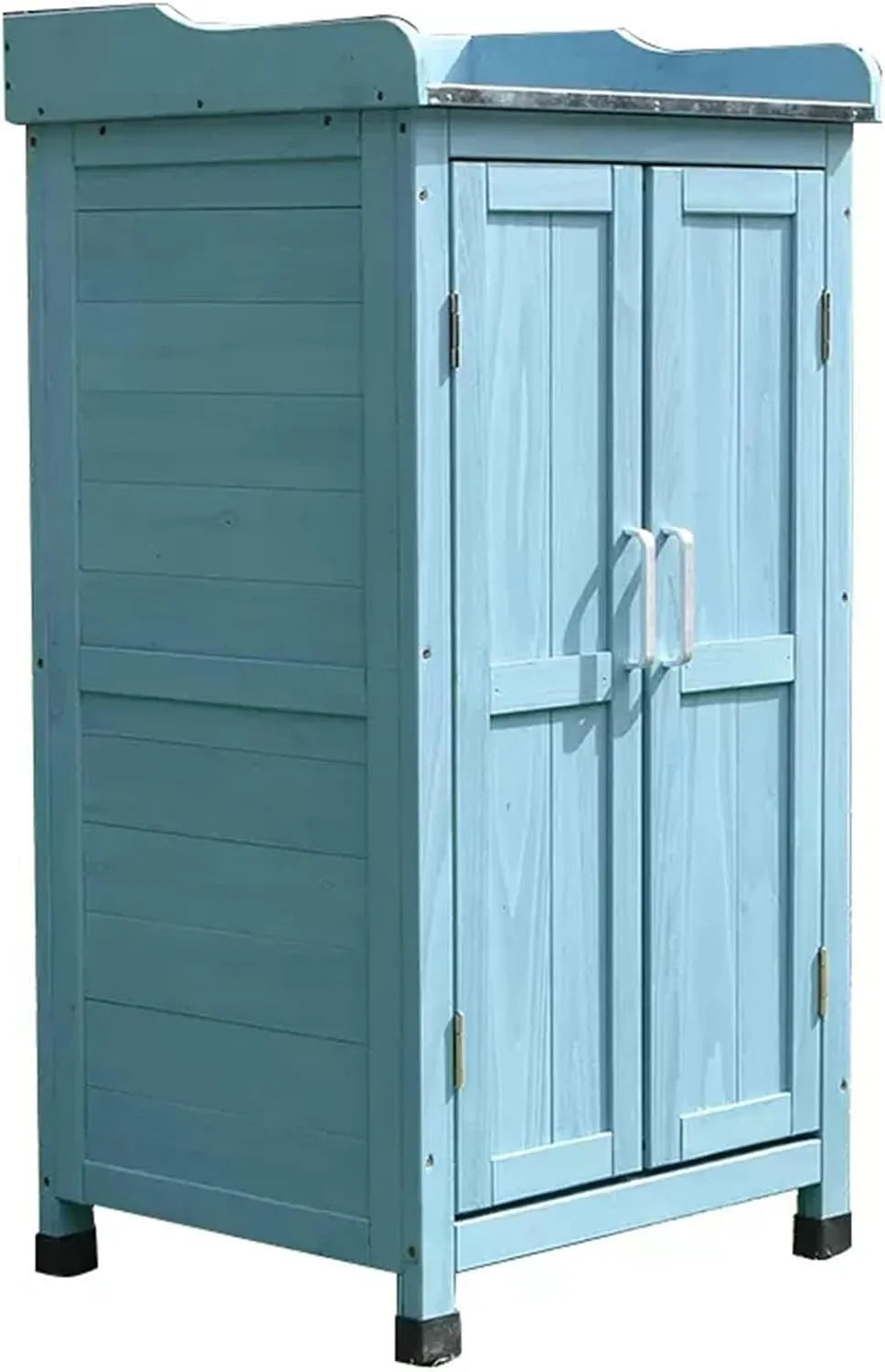Gartenschrank – aus Holz, für Gartengeräte und Werkzeug, Gartenschrank
