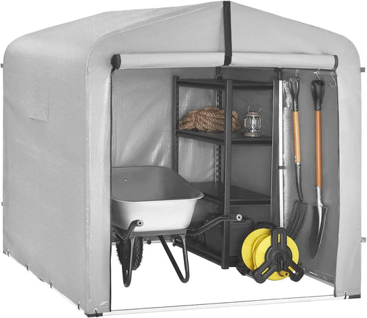 Fahrradgarage – 159 x 165 x 219 cm, wetterfest, für Fahrräder und Zubehör