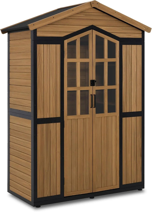 Gartenschrank, aus Holz, für Werkzeug und Gartenzubehör