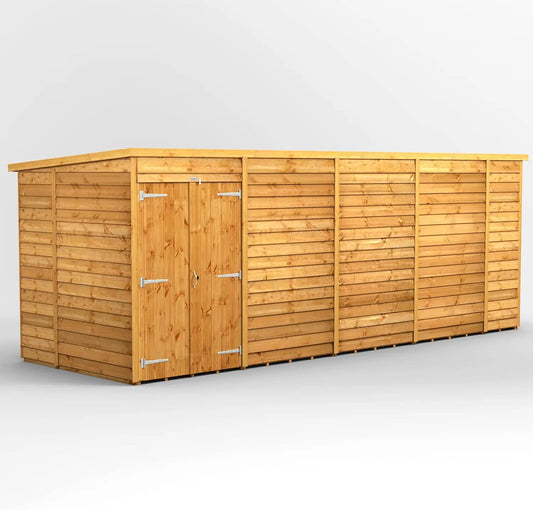 Outdoor-Aufbewahrung – aus Holz, 45,7 x 15,2 cm, mit Fenster, für Geräte und wettergeschützte Lagerung