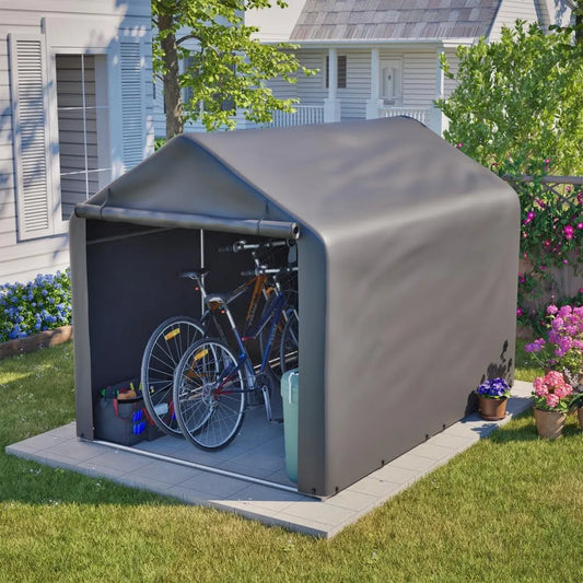 Fahrradgarage – 160 x 220 x 165 cm, wetterfest, für Gartengeräte und Fahrräder