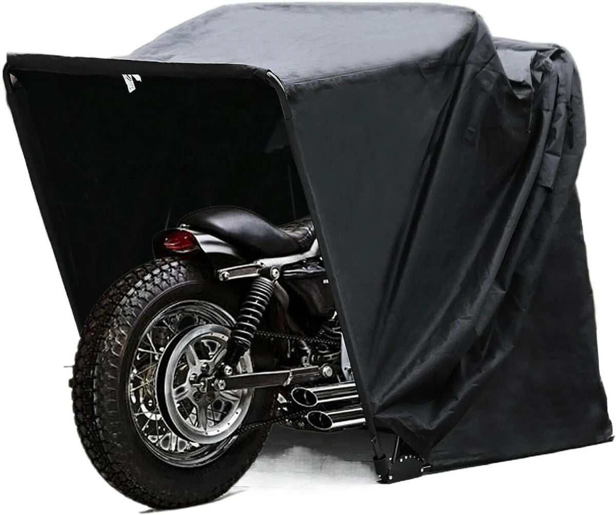 Motorradgarage Unterstand – wetterfest, für Motorrad, Roller und Zubehör, Robuster