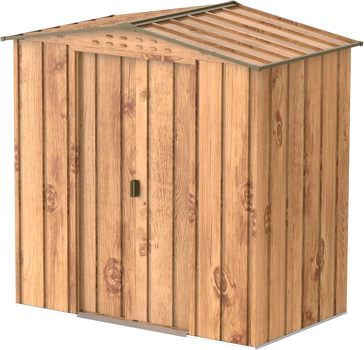Duramax Gerätehaus, aus Metall, 2.17 m², 6 x 4, für Gartengeräte, Werkzeug und Außenlagerung